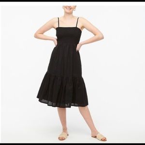 J. Crew Factory smocked midi dress. XSP